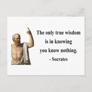 Socrates Quote 3b Briefkaart