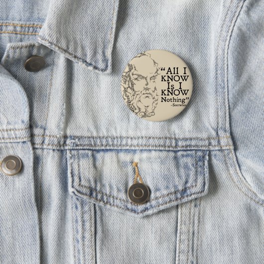 Socrates Sketicism Button (In situ)