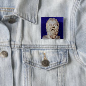 SOCRATES VIERKANTE BUTTON 5,1 CM (In situ)