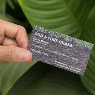 Sod- en Turf Lawn Care Visitekaartje