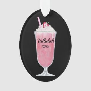 Soda à la crème glacée aux fraises personnalis