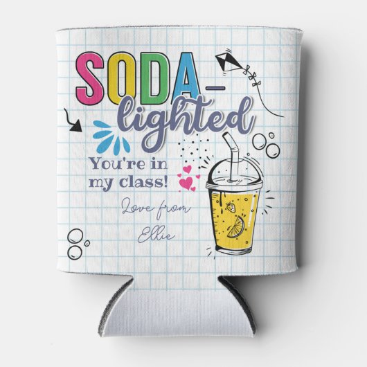 soda - bliksemflare sticker blikjeskoeler (Voorkant)