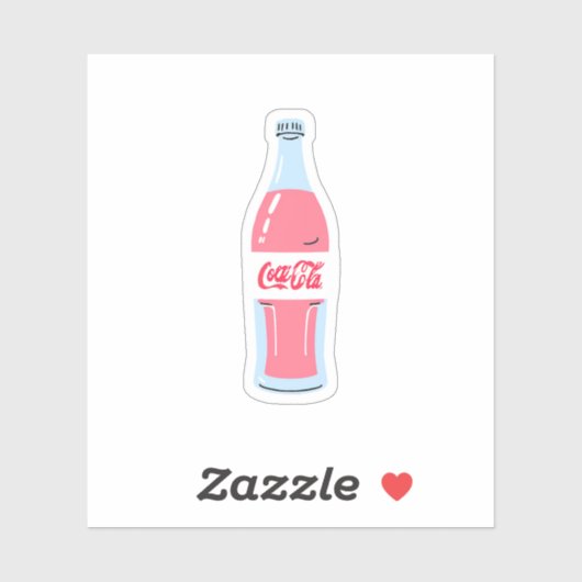 Soda-fles Sticker (Vel)