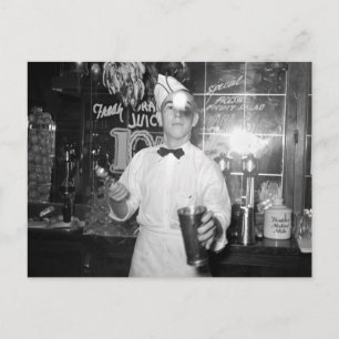 Soda Jerk, jaren '30 Briefkaart