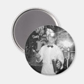 Soda Jerk, jaren '30 Magneet (Voorkant / Achterkant)