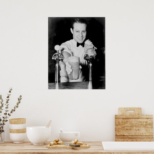 Soda Jerk Poster (Keuken)