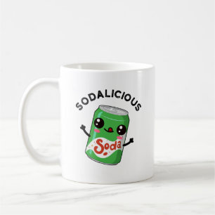 Soda-licious Funny Soda Pop Pun Koffiemok