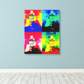 Soda pop art canvas afdruk (Insitu (Houten vloer))