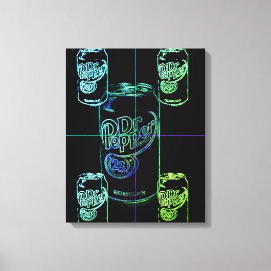 Soda pop art canvas afdruk (Voorkant)
