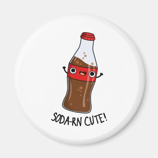 Soda-rn Funny Soda Pun Magneet (Voorkant)