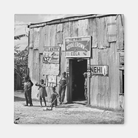 Soda Shack, jaren 40 Magneet (Voorkant)