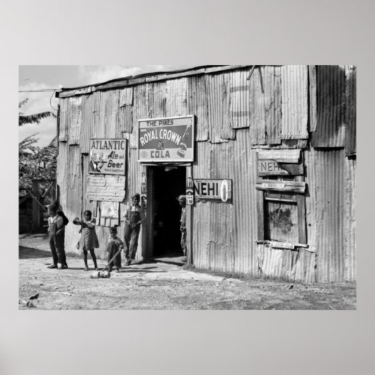 Soda Shack, jaren 40 Poster (Voorkant)