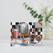 Soda Shop Demons Briefkaart (Staand voorkant)