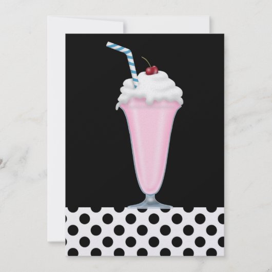 Soda Shop Uitnodiging - SRF (Voorkant)