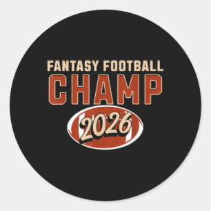 Sodasy Voetbal Sport Stijl 2026 Winnaar Ronde Sticker