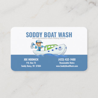 Soddy Boat Wash Visitekaartje