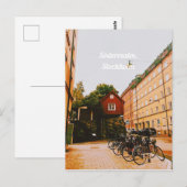 Södermalm, Stockholm, Zweden Briefkaart (Voorkant / Achterkant)