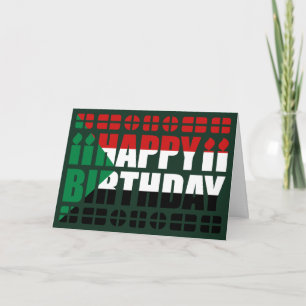 Soedan - Birthday-kaart Kaart