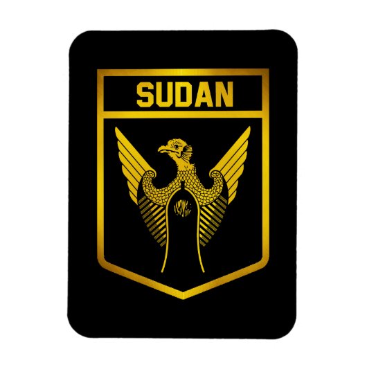 Soedan Emblem Magneet (Verticaal)