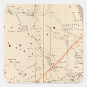 Soedan, Ethiopië Vierkante Sticker