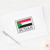 Soedan Ovale Sticker (Envelop)