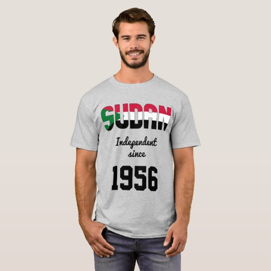 Soedanese Flag Independence Celebration T-shirt