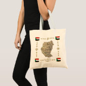 Soedanese kaart + vlag tote bag (Voorkant (product))