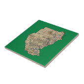 Soedanese plattegrond tegeltje (Zijkant)