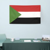 Soedanese vlag spandoek (Beurs)