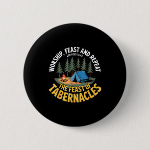 Soekot _ Hebreeuws Israëlische feestdagen _ Feest  Ronde Button 5,7 Cm