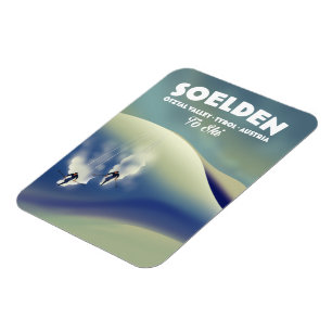 Soelden, Ötztal Valley, Tirol, Oostenrijk Ski Magneet