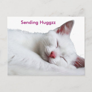 soeooooooooooooo slaperig, Sending Huggzz Briefkaart