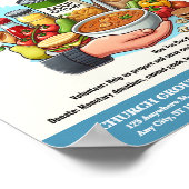 Soep Keuken Donatie & Vrijwilliger Flyer Poster (Hoek)