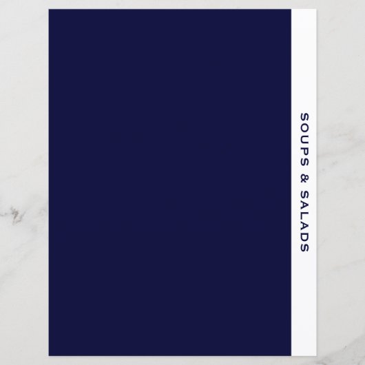 Soep & Salads | Ontvanger divider | Zeemacht en wi (Voorkant)