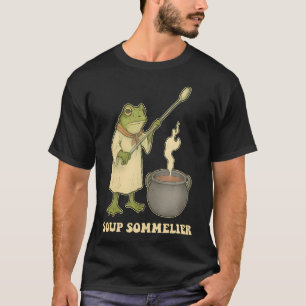 Soep Sommelier Grappige Kikker Humor T-shirt