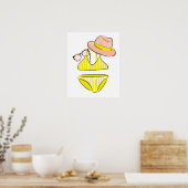 Soep up - Yellow Swimsuit Poster (Keuken)