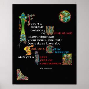 soep van een Keltisch Poster van de Warrior