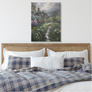 "Soepdag - Een Engels landhuis" Canvas Afdruk