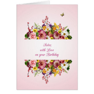 Soeur Anniversaire Beau Bouquet