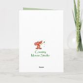 Soeur Anniversaire Bruant, Carte Oiseaux Mignonnes (Dos)