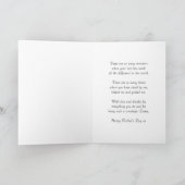 Soeur, carte de fête des mères avec papillons (Intérieur)