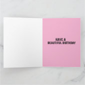 SOEUR CUTE GINGER CHAT ANNIVERSAIRE CARTE DE SALUT (Intérieur)