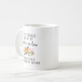 Soeur de droit drôle Gift Mug (Devant gauche)