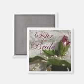 Soeur de la mariée Favor Magnet (Recto/Verso)