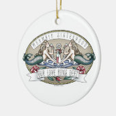 Soeur de sirène - Ornement thématique sous-marin (Gauche)