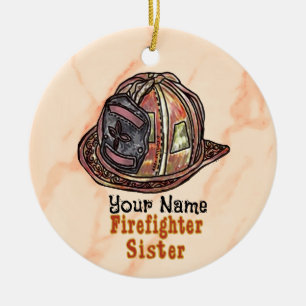 Sœur des pompiers ornement des pompiers