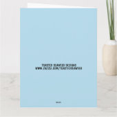 SOEUR DONALD TRUMP CARTE DE SALUT D'ANNIVERSAIRE (Dos)