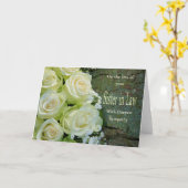 Soeur en droit Carte de sympathie avec Roses (Fleur jaune)