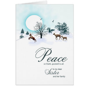 Soeur et famille, Noël avec rennes