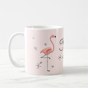 Soeur fabuleuse rose de Flamant rose "!" tasse